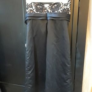 Robe De Soirée Jim Hjelm Occasions - Sans Bretelles, Trompette, Taille 8, Bleu Nuit